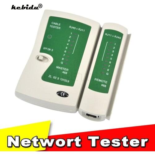 Dropshipping Network Cable Tester RJ45 RJ11 RJ12 Cat5 Cat6 LAN Cable Tester Handheld Wire Telephone Line Detector Tracker Tool