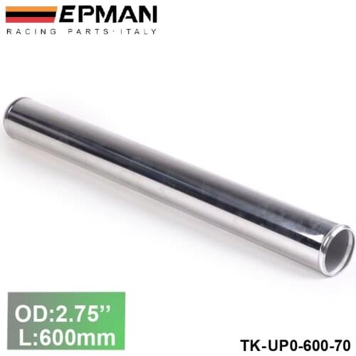 2pcs/unit 70mm 2.75" Straight Aluminum Turbo Intercooler Pipe Tube piping L: 600 mm For BMW f20 1 series EP-UP0-600-70