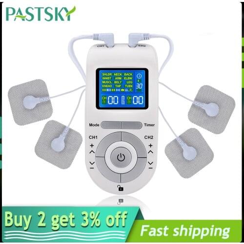 EMS Body Massage Device Muscle Stimulator Nerve Pulse TENS Therapy Back Neck Massager Relief Pain Stress fisioterapia masajeador