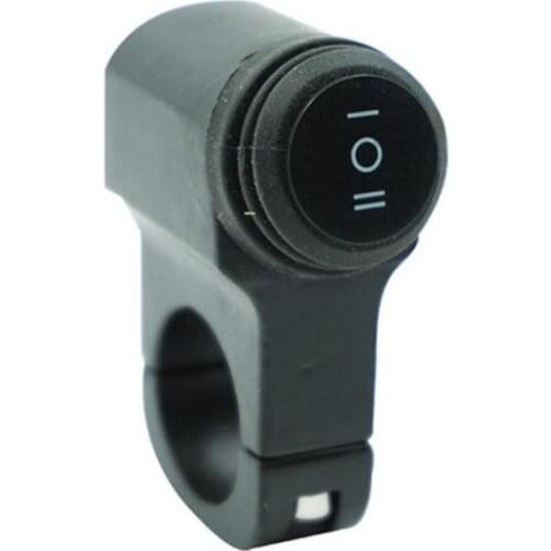 12V Motorcycle ATV Waterproof Handlebar Headlight Switch, Motorcycle 22mm Handlebar Headlight Switch, Aluminum Fog Spot Light