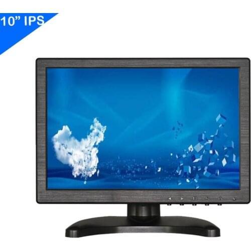 ZHIXIANDA 10 inch IPS 1920*1200 Car CCTV DVR Microscope monitor with BNC HDMI AV VGA USB input