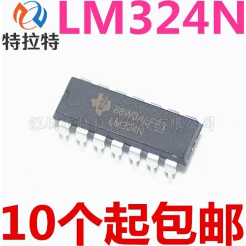 10pcs/lot LM324N DIP14 LM324 DIP DIP-14 new and original IC