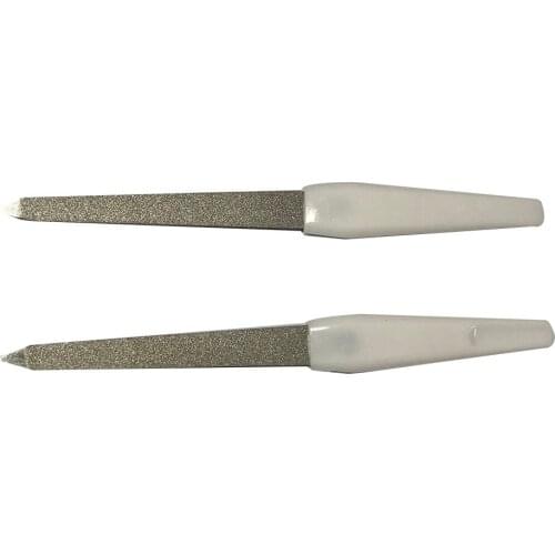 2019 New 5PCS/Set Plastic Handle Metal Double Sided Nail Files Home Nail File DIY Manicure Pedicure Tool