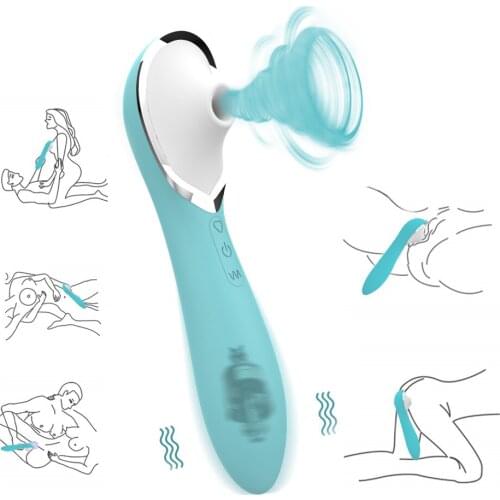 7 Speed Sucking G Spot Vibrator Sex Toys for Woman Adults Clit Sucker Nipple Clitoris Stimulator Dildo Oral Blowjob Masturbator
