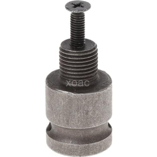 1/2'' Drill Chuck Adaptor For Impact Wrench Conversion 1/2-20UNF with 1 Pc Screw M03 dropship