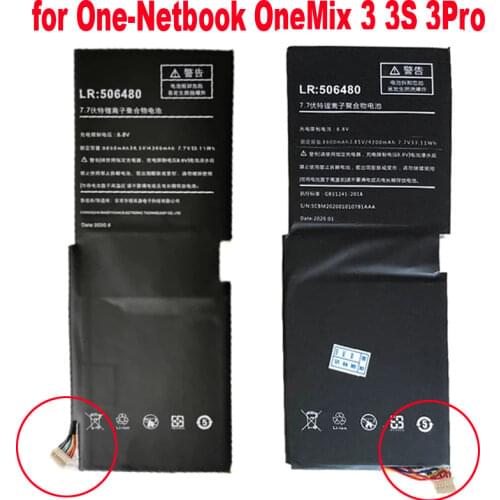New 506480 H-687292P 356585 Laptop Battery 7.7V 33.11WH 8600mAh For One-Netbook OneMix 3 Series Notebook computer