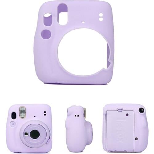 4 Color Hot Selling Instant Camera Bag Case for Fujifilm Instax Mini 11 Case Classic Noctilucent Jelly Colors Camera Skin Cover