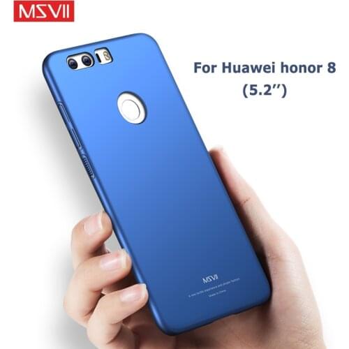 Honor 8 Case Msvii Slim Matte Coque For Huawei Honor 8 Lite Honor8 Pro Case Hard PC Cover For Huawei Honor 8X 8A 8C 8X Max Cases