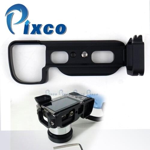 Pixco Camera battery Grip, Quick Release Vertical L Plate Bracket Metal External Hand Grip, Suit For sony ILCE-6000 A6000
