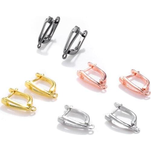 JunKang 1pair Earring Hooks Copper Accessories for Jewelry Wholesale NEW DIY Making
