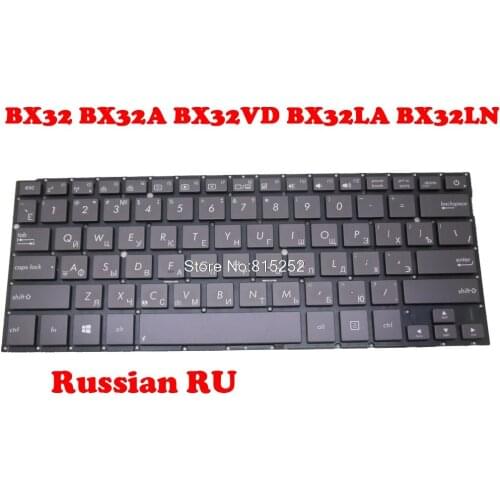 Laptop Keyboard For ASUS BX32 BX32A BX32VD BX32LA BX32LN Brown Without Frame New RU Russia