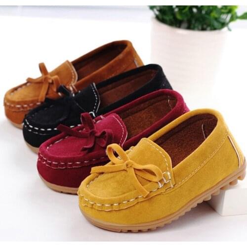 All Seasons Children Toddler Sneakers Shoes Boy Girl Casual Shoes Soft Sole Loafers PU Leather Kids Anti-Slippery Shoe Mocassins