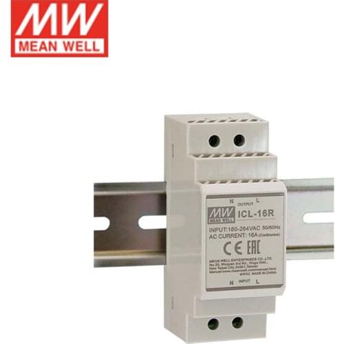 MEAN WELL ICL-16R DIN Rail mounted type 16A AC Inrush Current Limiter to reduce the high starting current