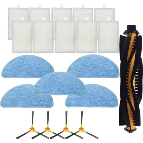 Side Brush HEPA Filter Mop cloth for Proscenic 800T 820S for LIECTROUX C30B Vacuum Cleaner Cleaning Filter Accessories kit
