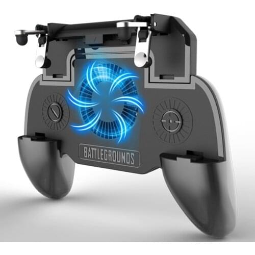 Newes Mobile Phone Cooling Pad Gaming Cooler Radiator Mute Fan Heatsink With Phone Stand Holder Portable Rechargeable Power Bank