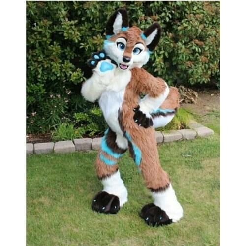 3-D Eyes Fursuit Fullsuit Teen Costumes Child Full Furry Suit Furries Anime Digitigrade Costume Bent Legs Angel Dragon WQ002