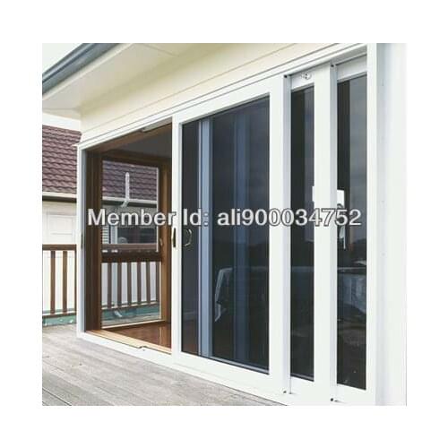 2971.8mm*1905mm, Double glazing Aluminum alloy Sliding Door, White color with powder coating finished