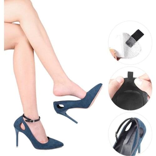 1Pair Women Fashion Shoelaces Adjustable Shoe Belt Ankle Holding Loose Anti-skid Bundle Laces Tie Straps Band For High Heels