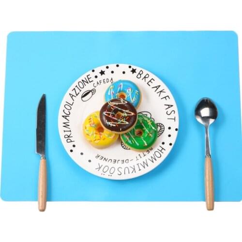 Silicone Mat Non-Stick Heat Resistant Baking Liner Placemat Table Protector Pastry Dining Table Mat Kitchen Accessories 40*30CM