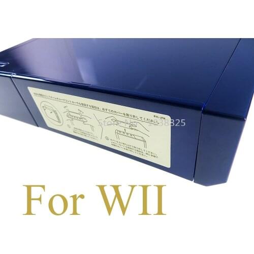 3 in 1 housing Shell Back Sticker Lable Seals console sticker label for wii Console OEM 10sets