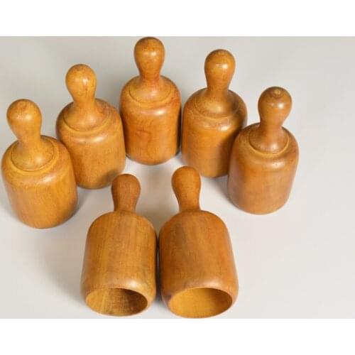 Vietnam Fragrant Wood Cups Therapy Body Cupping Massage Set Acupuncture Vacuum Stress Relief Health Care