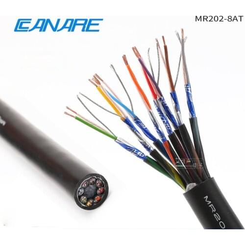 1meter CANARE MR202-8AT/8AT/4AT/12AT studio recording multi-channel 8-channel audio microphone signal cable