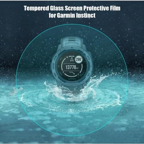 1 PCS /2PCS Ultra Slim Tempered Glass Screen Protector Super High Definition Clarity Cover for Garmin Instinct Smart Watch
