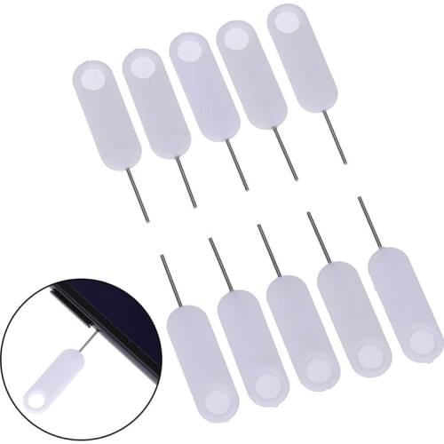 10Pcs Sim Card Tray Removal Pin Eject Opener Tool for Smartphones Tablets