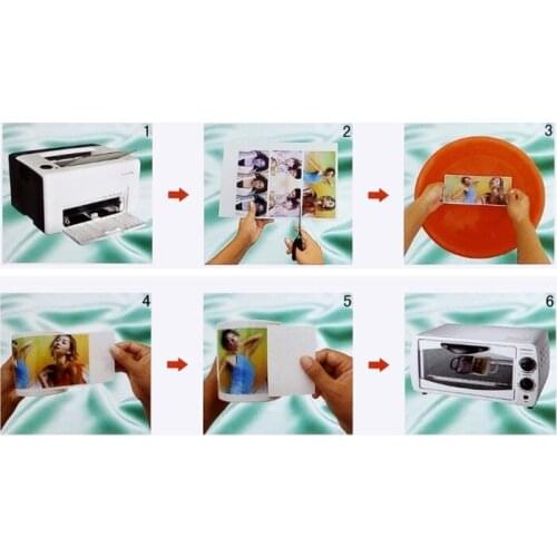 10 pieces/lot) all-round upgrading,no need spray varnish/lacquer/acrylic, A4 white laser water transfer paper