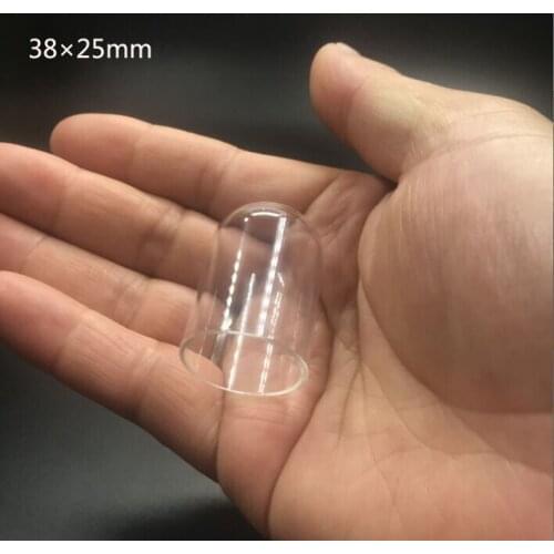 38*25mm tube bell shape glass globe glass vials pendant necklace glass wish oil bottle findings charms diy terrarium gifts 10pcs