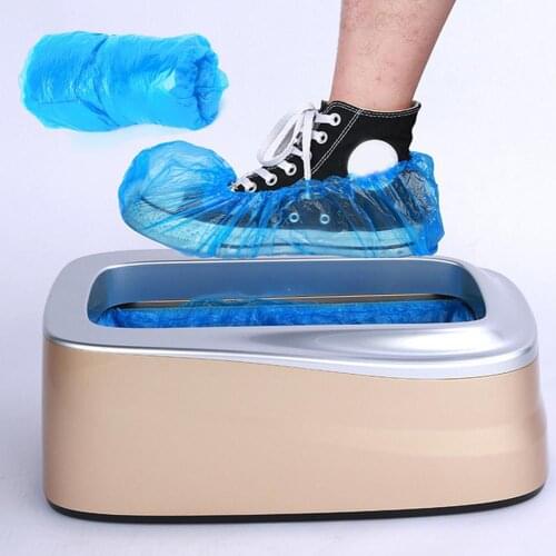 Automatic Shoe Foot Covers Machine Shoe Cover Dispenser Tools Home Office Disposable Smart Shoes Sleeve Cover Box Film Device