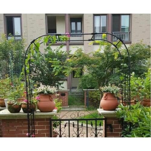 Free shipping,Climbing flowers Continental anti-rust Iron flower arches frame clematis vine stent coated steel tubes.sunscreen