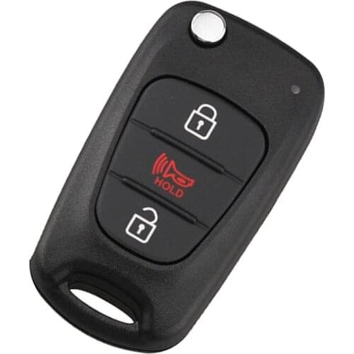 Auto Car Remote Key Shell Case Fob Cover Uncut Blade For KIA Soul