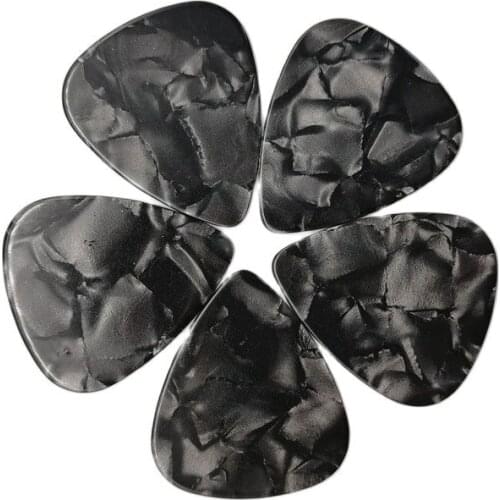 Black Pearl Celluloid Guitar Picks Without Printing at Low Price