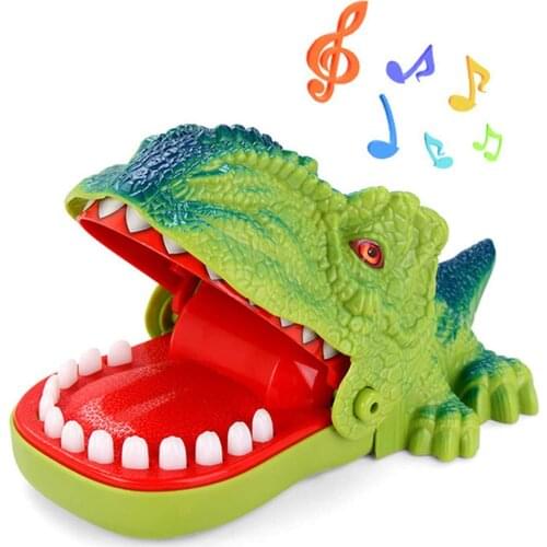 Dinosaur Mouth Dentist Biting Finger Game Toy Funny Dino Teeth Game Toys For Children Interactive Novelty Gag Trick Jokes Gifts