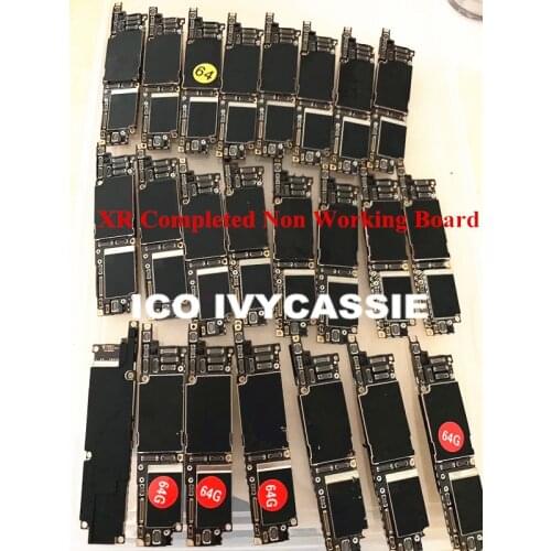 For iPhone XS XR XS Max Completed Motherboard Junk Used Non Working Not Boot Logic Board Practise Repair Trainning Skill