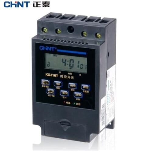 CHINT microcomputer control switch 3A 220V automatic timing controller time switch kg316t street light power supply