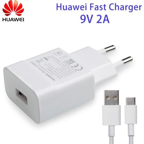 Huawei Original Quick Fast Charger QC3.0 9V 2A Type-C For Huawei P8 P9 Plus Lite Honor 8 9 Mate10 Nova 2 2i 3 3i 4 4e Mate 7 8 9