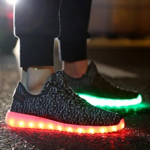 Lighting glowing sneakers 2021 men casual shoes fashion Luminous shoes for women man usb charger led Lights Up sneakers men