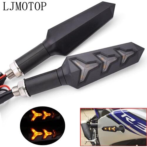 Newest Motorcycle Turn Signal Lights LED Sequential Turn Signals Indicators For Suzuki DRZ400SM DR250 DJEBEL Yamaha XMAX125 MT07
