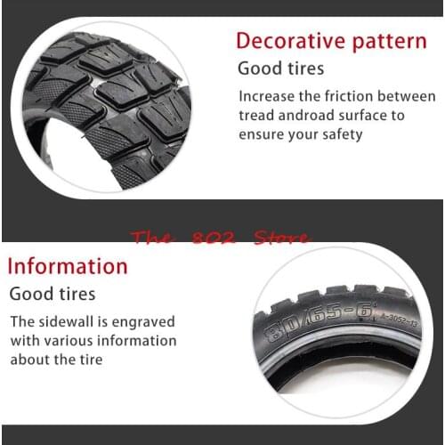 10 * 3.0 80 / 65-6 Thickening Tire HOTA Outer Tyre for Electric Scooter Speedual Grace 10 zero 10X Dualtron KuGoo M4 Upgrade