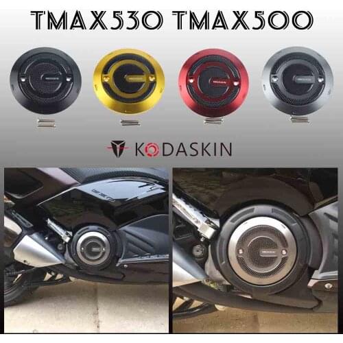 KODASKIN Motorcycle Protection Engine Guard Protector Protective Cover Carbon-Alum for Yamaha Tmax 530 500 T-MAX 530 KO-TM-2T-01