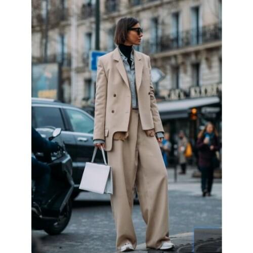 2021 Fashion Ladies Suit Blazer Spring Summer Women Suits Office Wear Female Work Wear Office Suit 2 Pieces Suits(Jacket+Pants)