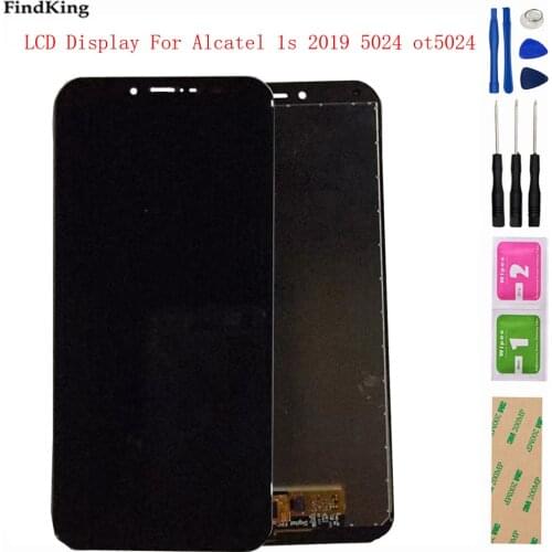 5.5'' LCD Display For Alcatel 1s 2019 5024 OT5024 5024D 5024A 5024F LCD Display WIth Touch Screen Panel Replacement Phone Tools