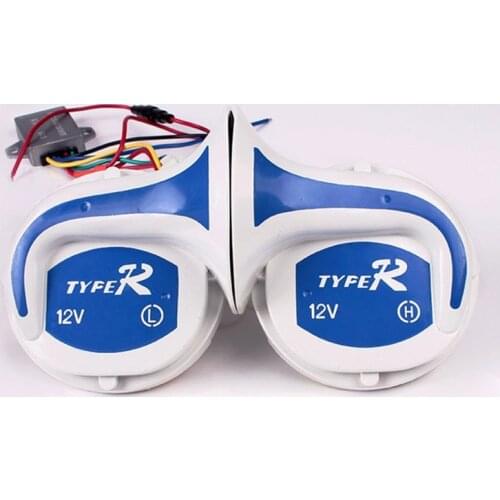 12V 120Db Snail Horn Air Horn For Car Boat Motorbike Van Truck Electric Pump Air Super Loud Horn