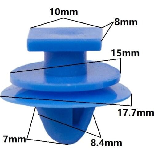 30pcs Automobiles Retainers Fastener Auto Interior Door Panels Card Trim Clips