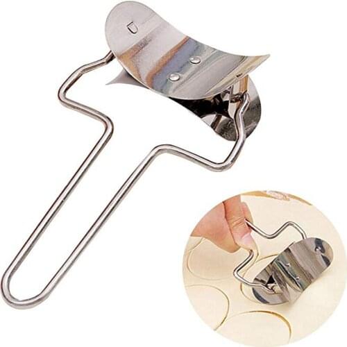 7cm DIY Dumpling Mold Dumpling Wrapper Ravioli Pierogies Pasta Crimper Rolling Blade Pastry Tools Kitchen Dough Roller Cutter