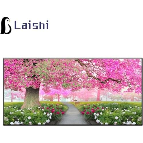 Diamond Painting Romantic landscape pink tree DIY Full Diamond Embroidery Kit deer Home Decoration Handmade Crafts Handwork Gift