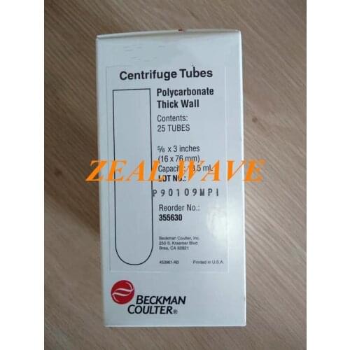 Beckman 10ml Ultracentrifuge Tube Beckman Thick-Walled Tube PC Material Item No: 355630