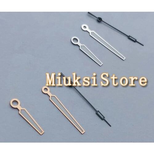 Silver/Rose gold watch green luminous hands fit Miyota 8215 8205 821A Mingzhu DG 2813 3804 Seagull ST1612 movement